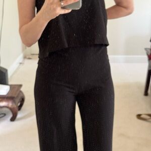 Sophisticated Black Wide Leg Jumpsuit